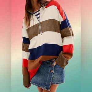 Striped Multicolor Women's Top